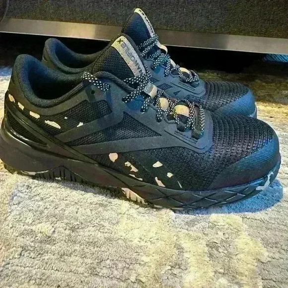 Reebok Work Nanoflex TR Black Camo Women's Safety Toe Size 10‎ - Picture 6 of 8